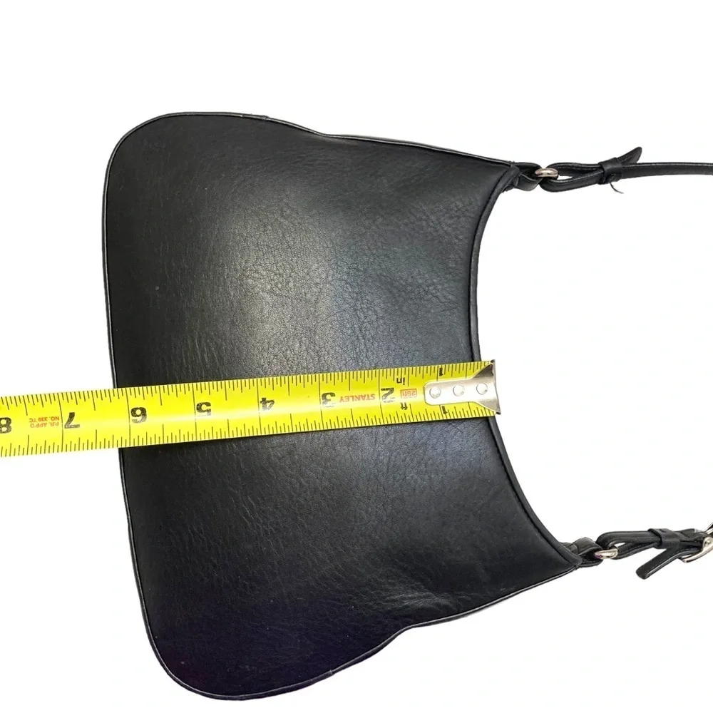 Coach 8913 vintage black leather ergo shoulder bag